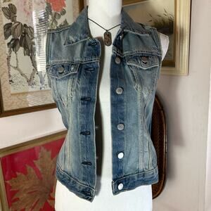 GAP 1969 Denim Vest Size XS Vintage